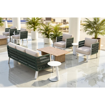 Bridgehampton Outdoor Patio Armchair, White