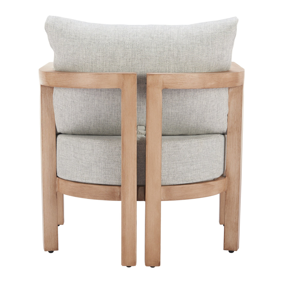 Leto Outdoor Patio Armchair, Gray
