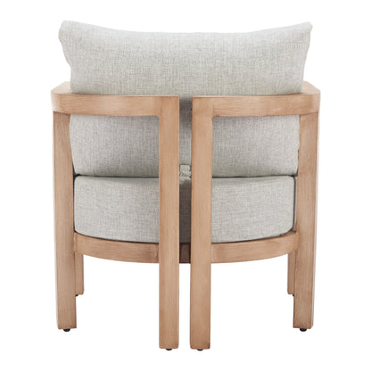 Leto Outdoor Patio Armchair, Gray