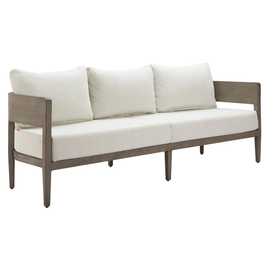 Foret Outdoor Patio Sofa, Beige