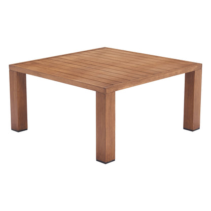 Regels Outdoor Patio Coffee Table, Natural