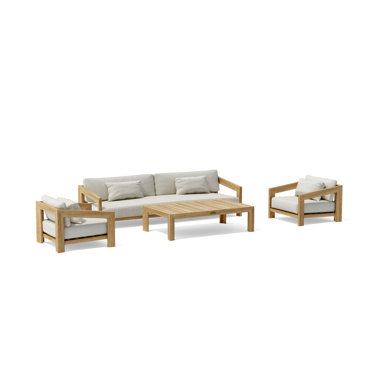 Anderson Teak Smyrna 4-Piece Deep Seating Set