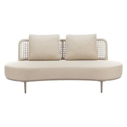 Ruhe Outdoor Patio Sofa, Beige