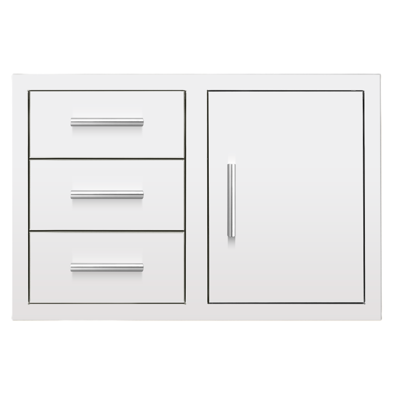 Summerset DC3-33 33-inch three-drawer and access door combo