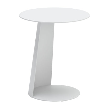 Sunny Isles Outdoor Patio Side Table, White