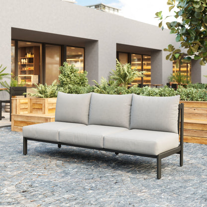 Horizon Outdoor Patio Sofa, Gray