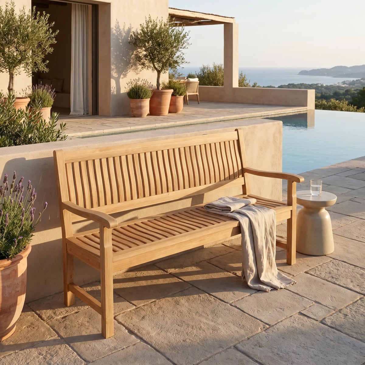 Anderson Teak Del-Amo 4-Seater Bench