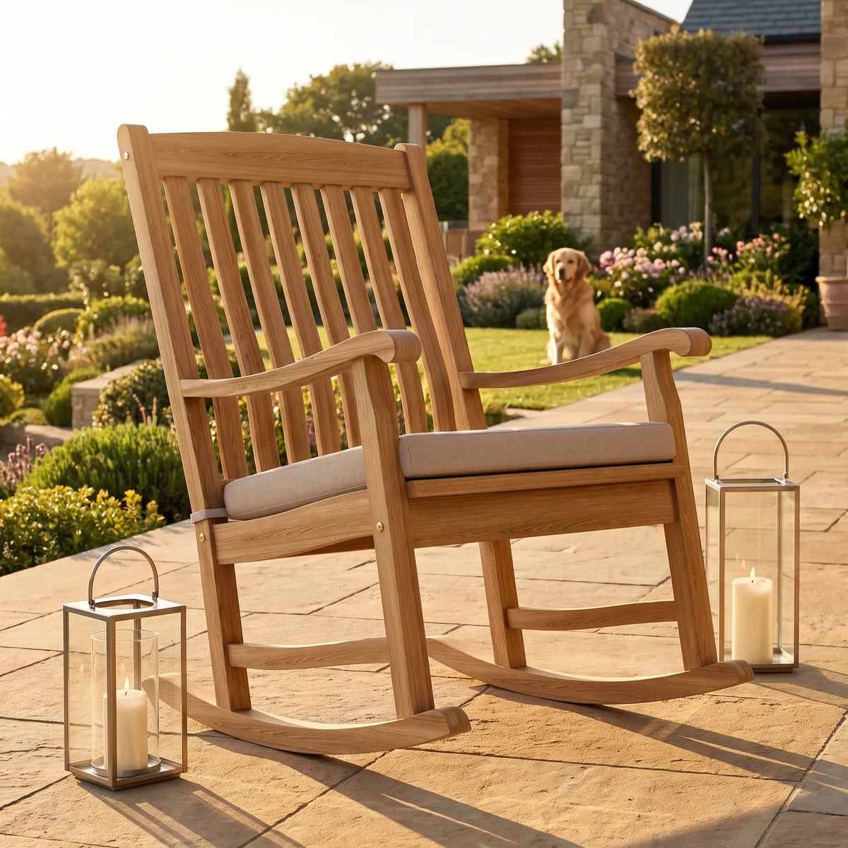 Anderson Teak Del-Amo Rocking Armchair