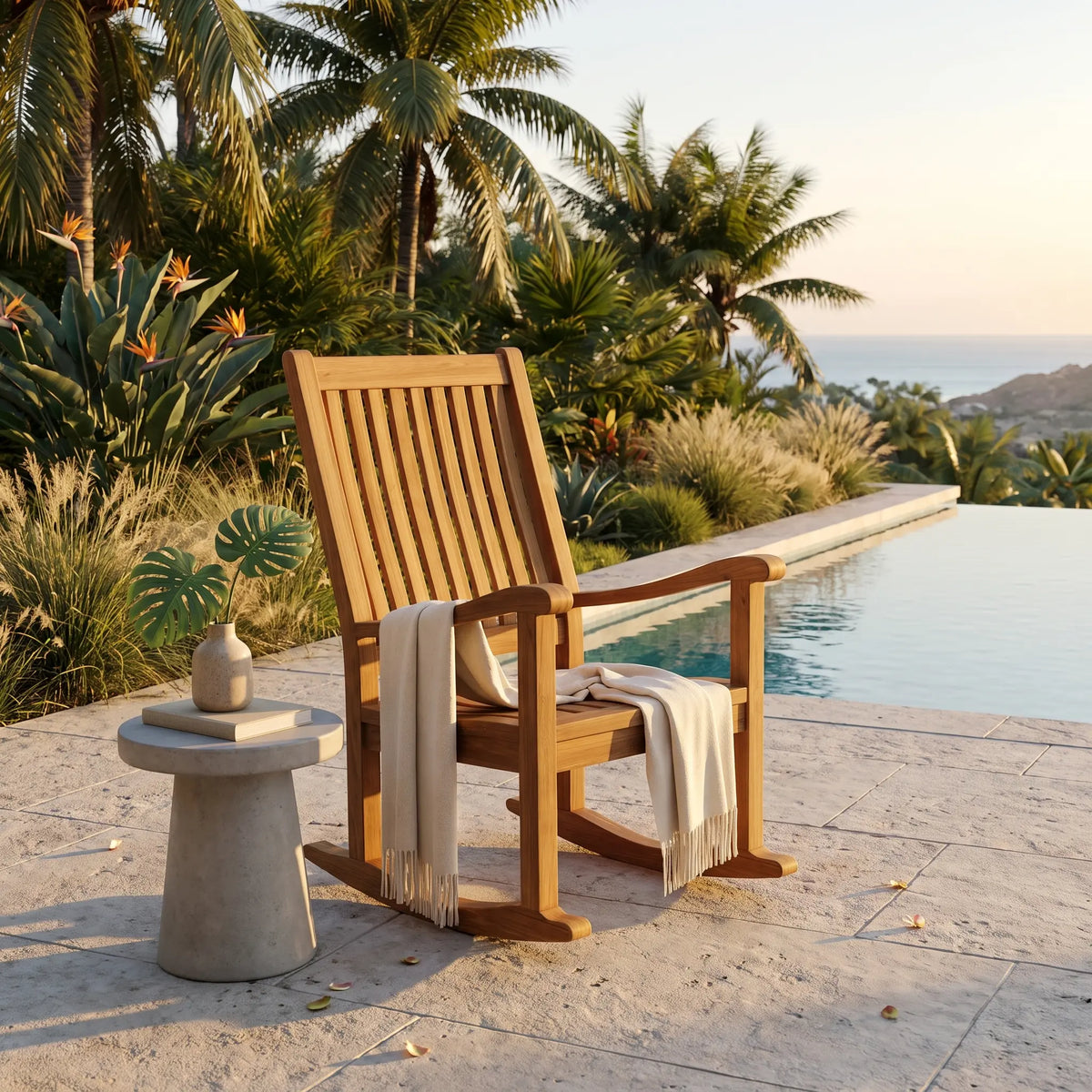 Anderson Teak Del-Amo Rocking Armchair