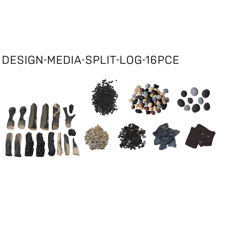 Amantii split log 16 piece media kit