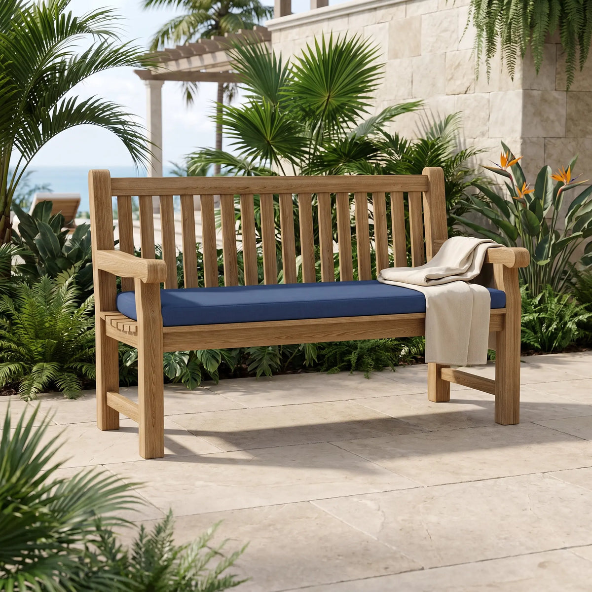 Anderson Teak Devonshire 3-Seater Extra Thick Bench