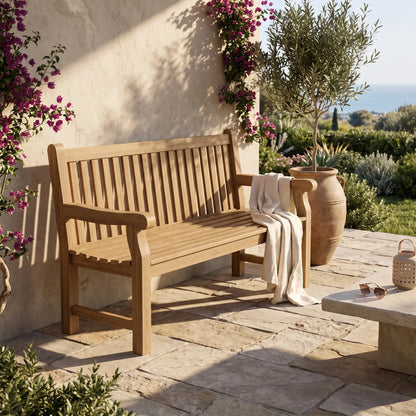 Anderson Teak Devonshire 4-Seater Extra Thick Bench