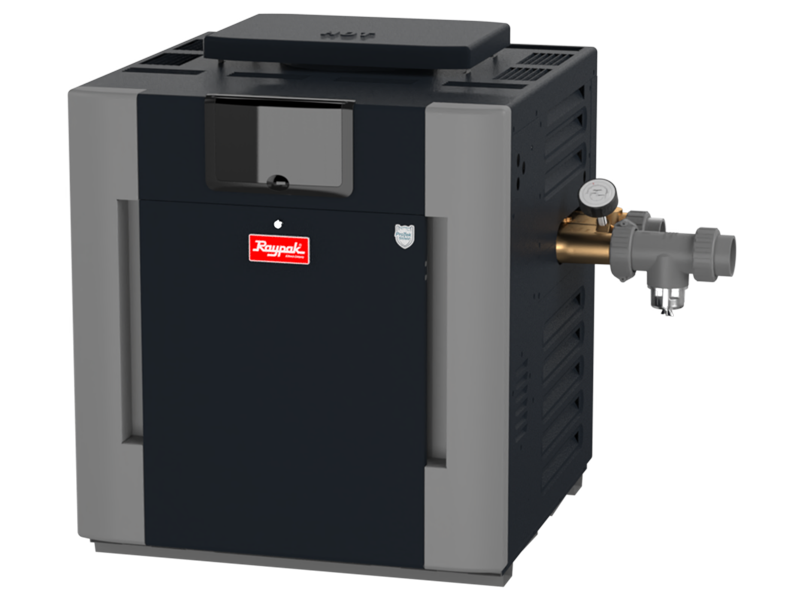 Raypak LoNOx ASME B-R267A-EN-C #26 266k BTU Natural Gas Copper Pool Heater
