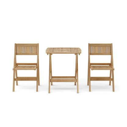 Anderson Teak Windsor 3-Piece Square Bistro Set