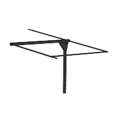 Tara line drawing of the Shade DeLux extension kit, showing the support post and cross arms included in the kit