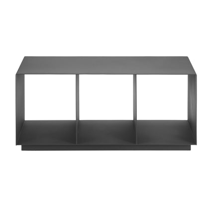 Kokos Outdoor Patio Coffee Table, Charcoal