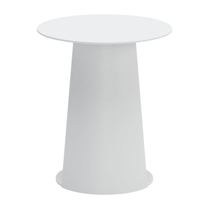Sunny Isles Outdoor Patio Side Table, White