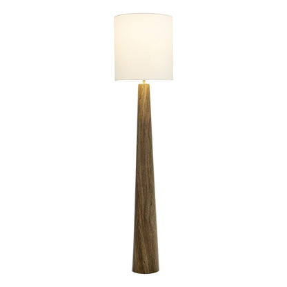 Woonari Outdoor Solar Floor Lamp, Brown