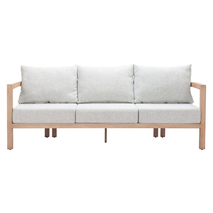 Leto Outdoor Patio Sofa, Gray