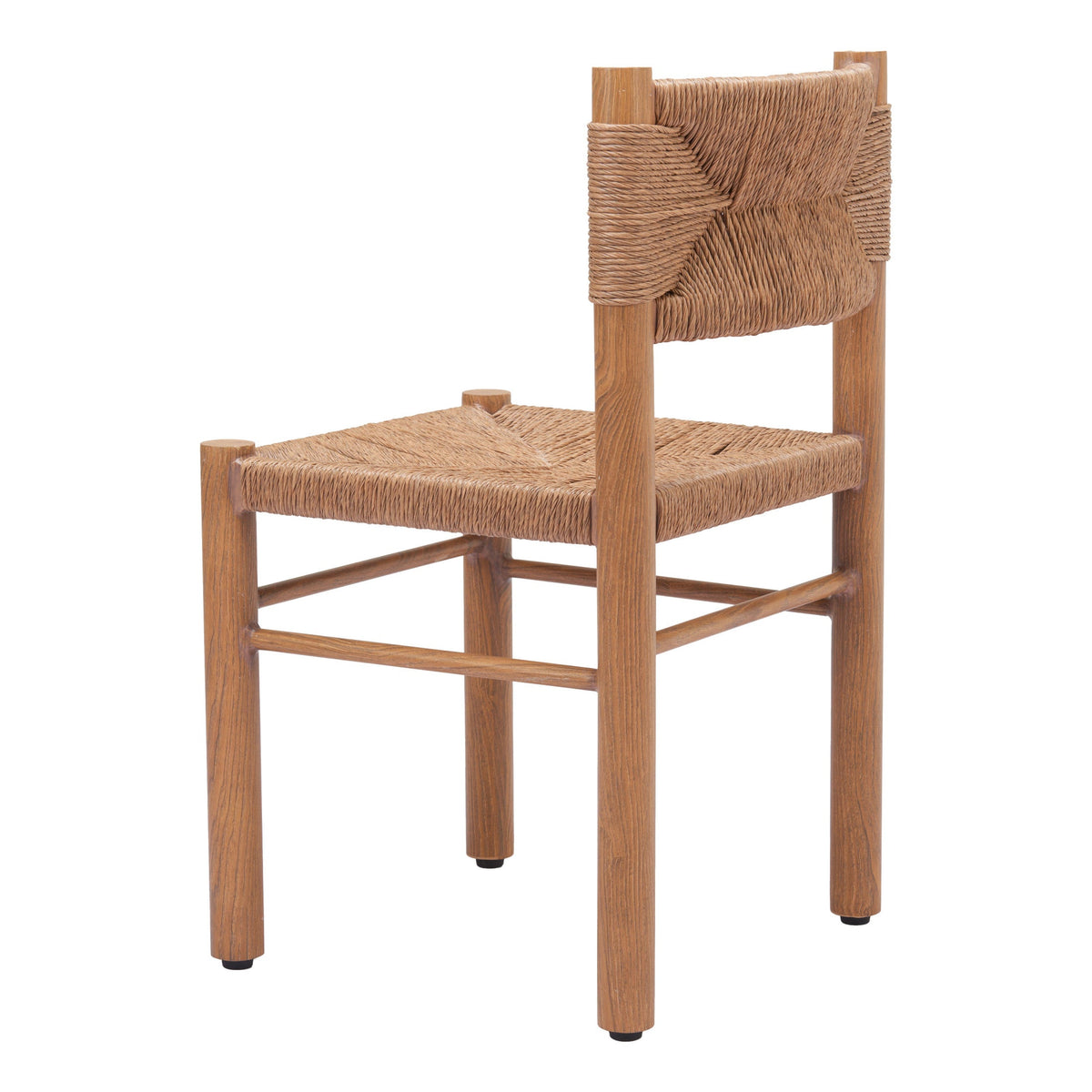 Iska Outdoor Patio Dining Chair, Set of 2, Natural