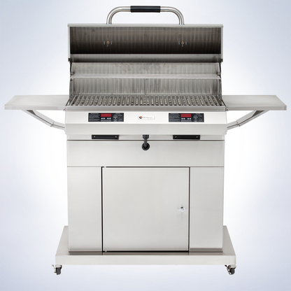 Electri-Chef Ruby 32 inch dual control electric grill, detail view