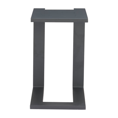 Tudi Outdoor Patio Side Table, Black