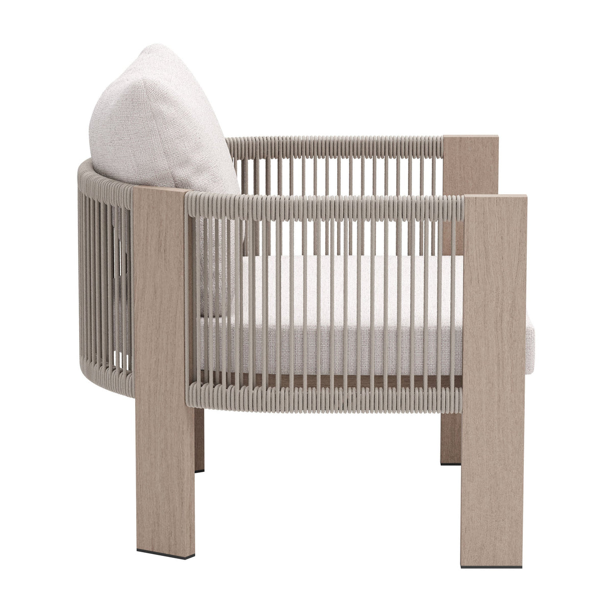 Rebel Outdoor Patio Accent Chair, Beige