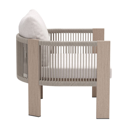 Rebel Outdoor Patio Accent Chair, Beige