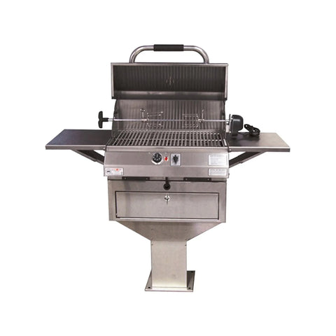 Electric pedestal grill