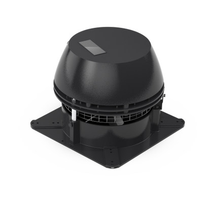 Enervex RS chimney fan, a cast aluminum fan that mounts on top of the chimney