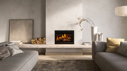 British Fires Ashlett 26 electric insert, the most compact size in the Ashlett range