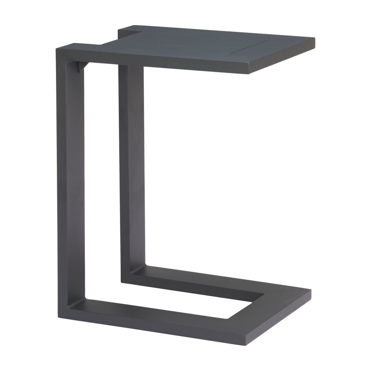 Tudi Outdoor Patio Side Table, Black