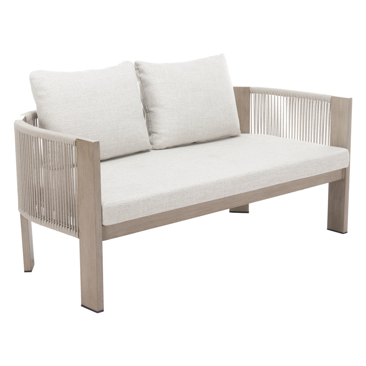 Rebel Outdoor Patio Sofa, Beige