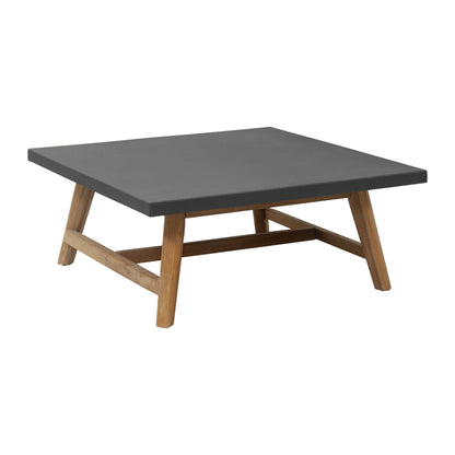 Kert Outdoor Patio Coffee Table, Gray