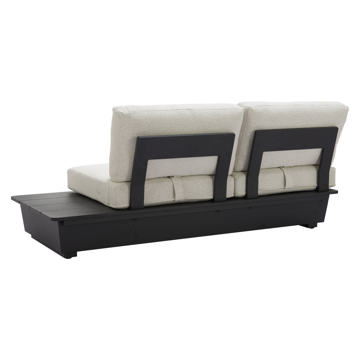 Tien Outdoor Patio Right Facing Loveseat, Beige