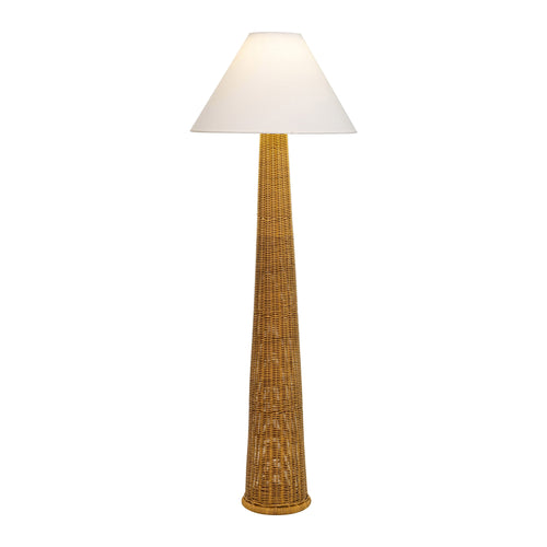 Palmia Outdoor Solar Floor Lamp, Natural