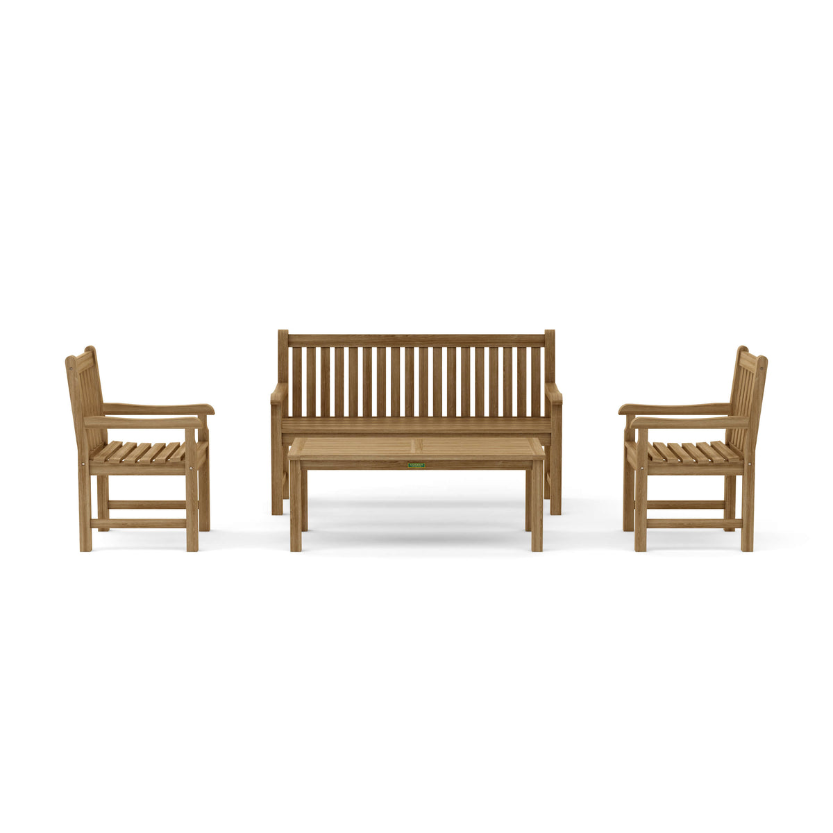 Anderson Teak Classic 3-Seater 4-Piece Conversation Set