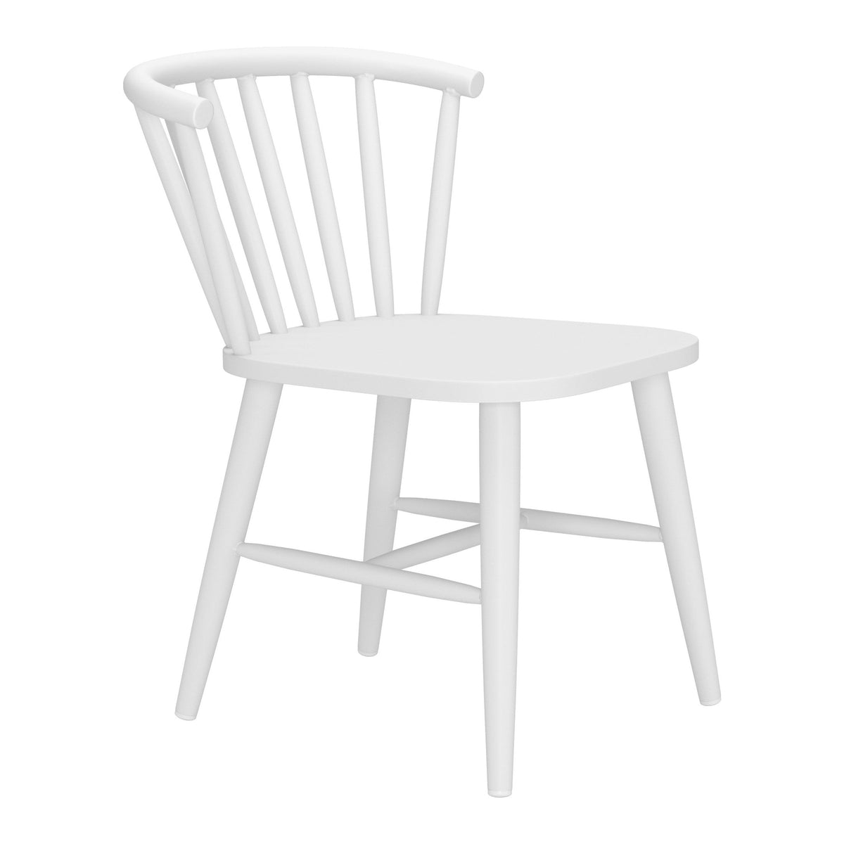 Shio Outdoor Patio Dining Chair, White