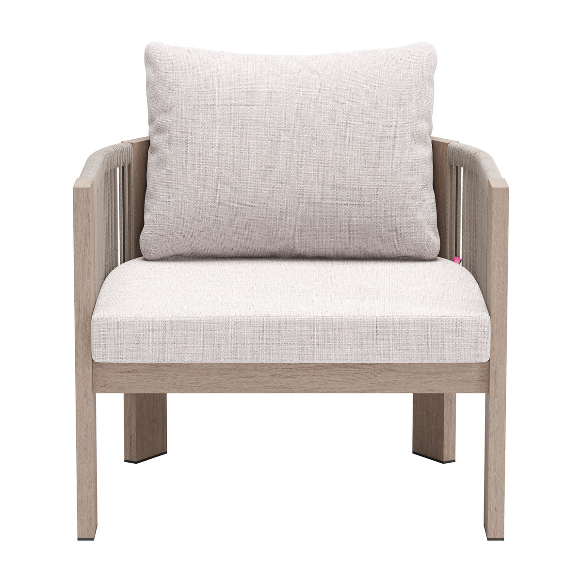 Rebel Outdoor Patio Accent Chair, Beige