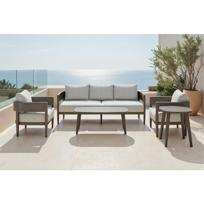 Foret Outdoor Patio Sofa, Beige