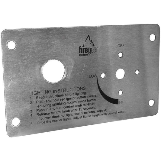 Firegear FG-CONTROL-FP faceplate for Line of Fire systems