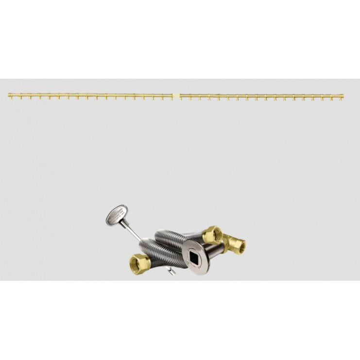 Firegear FG-PSBR-T90-LPK 90-inch Pro Series brass propane T-burner kit