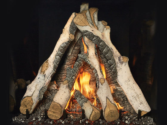FireGarden Bon-Fyre birch log set burning, part 94500979