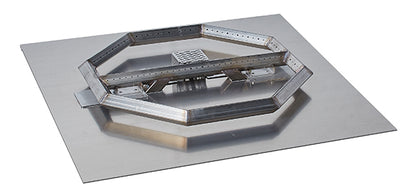 FireGarden Voracious Fire 18 inch burner shown on a base plate