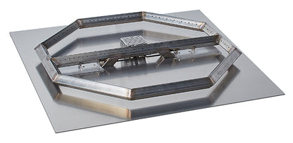 FireGarden Voracious Fire 22 inch burner shown on a base plate