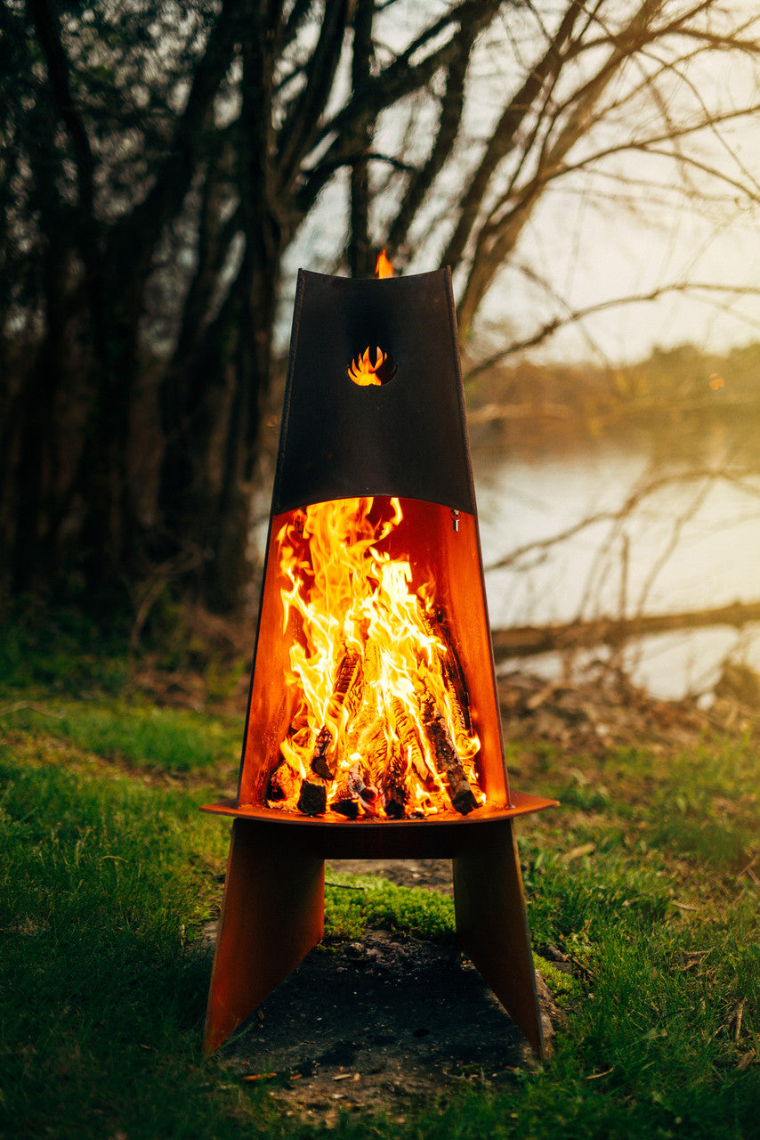 Fire Pit Art Vesuvius Fire Pit, 48" Tall