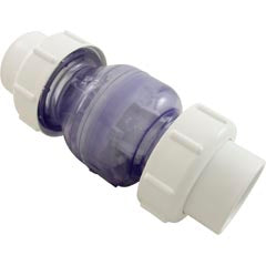 Flo Control Check Valve, 1-1/2 inch, Clear, model 1700C15