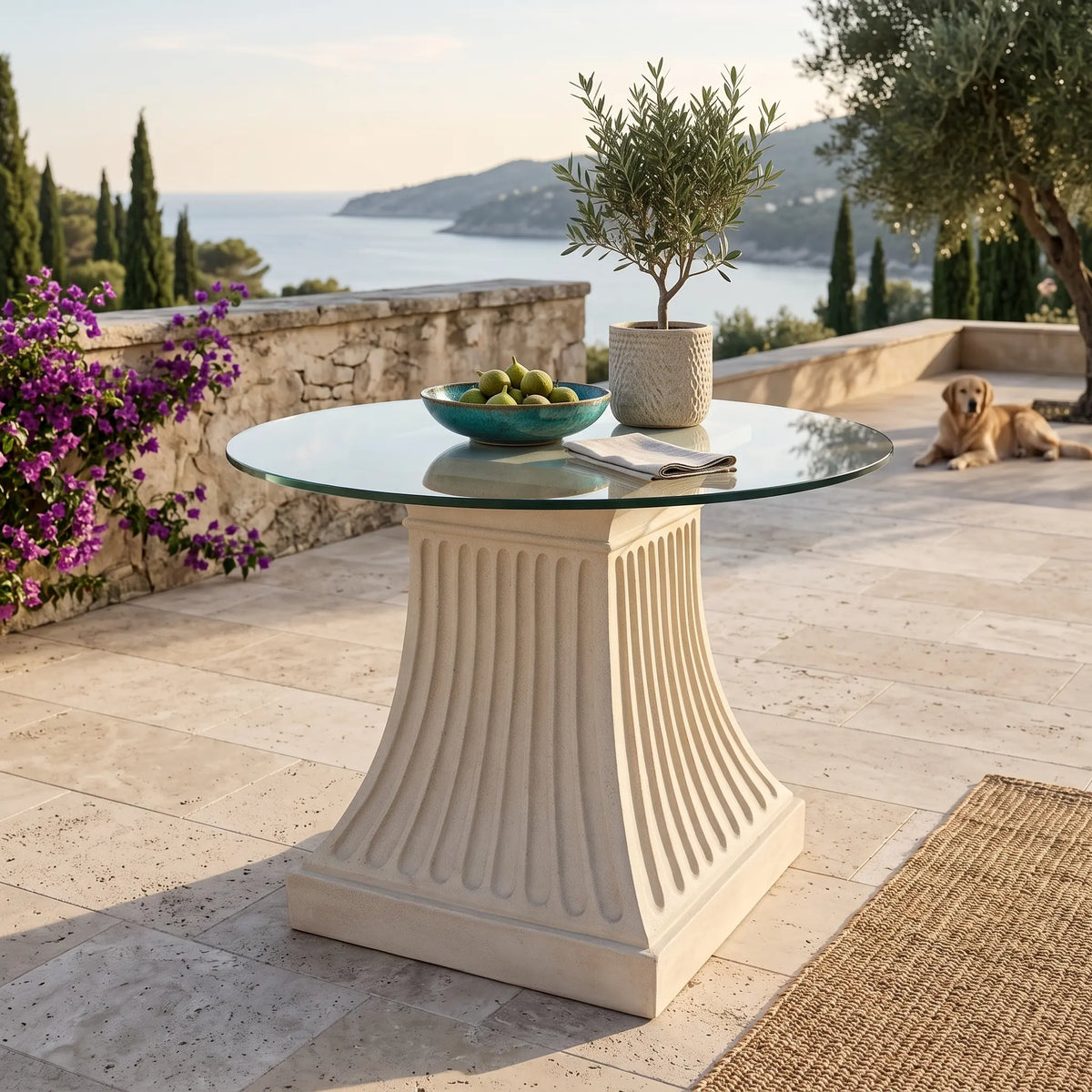 Anderson Teak Fluted Dining Table