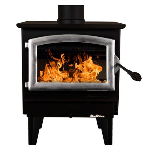 Buck Stove FP 21P Model 21 standard wood stove with pewter door