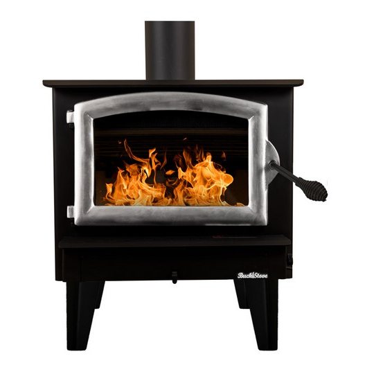 Buck Stove FP 74P Model 74 wood stove with pewter door